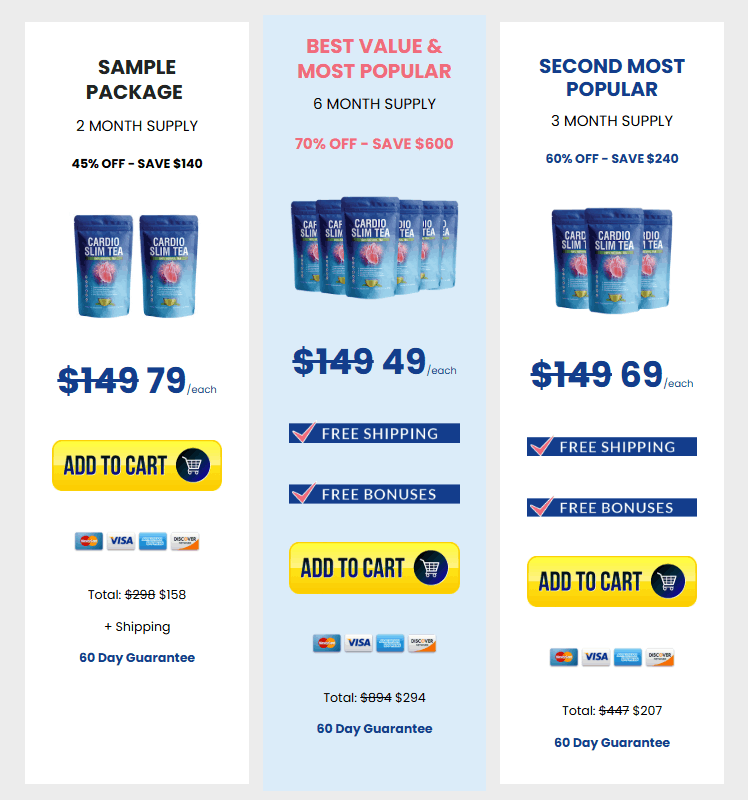 Cardio Slim Tea Price-1